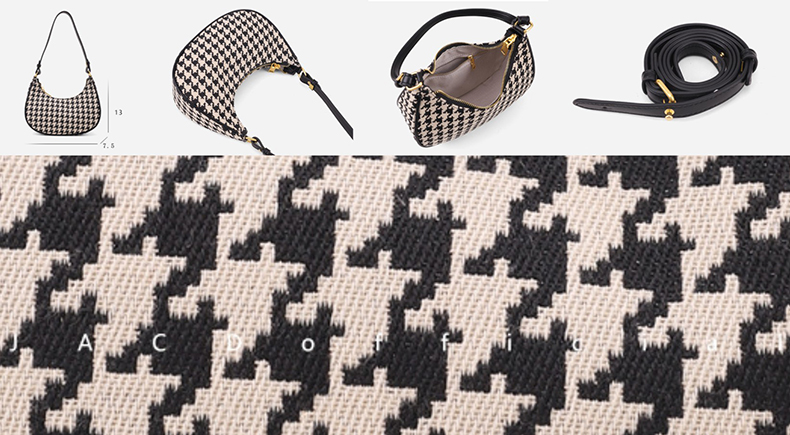 Fesyen Houndstooth handbags.jpg