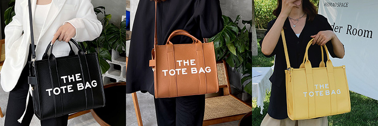 Women Designer Letters Large Capacity Tote Bag a